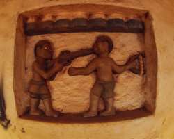 A museum is created by the French colonial administration in 1943. IIt houses conventional drums, paintings of ceremonies. Until now the museum has 10